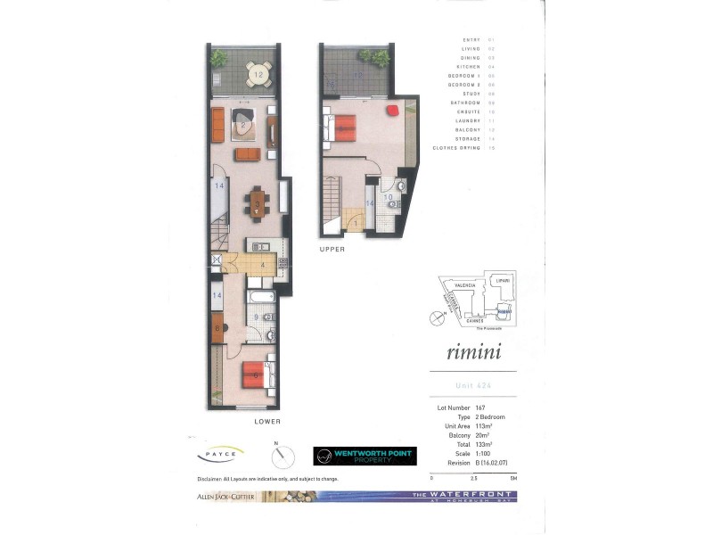 424/8 Stromboli Strait, Wentworth Point NSW 2127 Floorplan