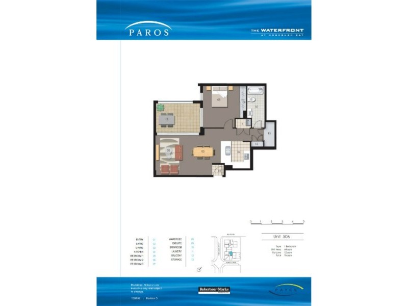 506/1 Stromboli Strait, Wentworth Point NSW 2127 Floorplan