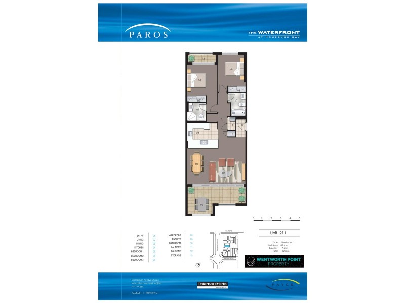 1 Stromboli Strait, Wentworth Point NSW 2127 Floorplan