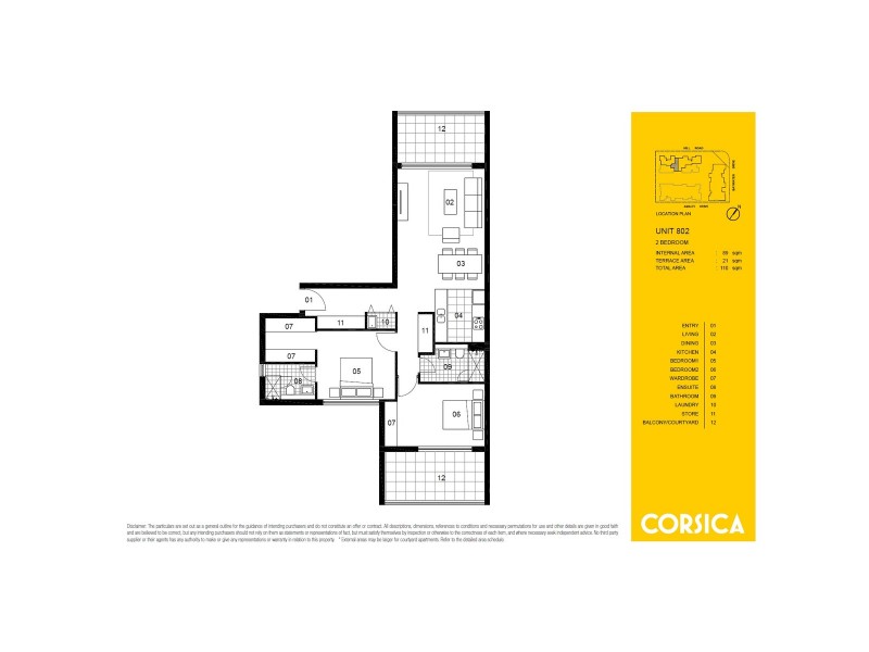 802/25 Hill Road, Wentworth Point NSW 2127 Floorplan