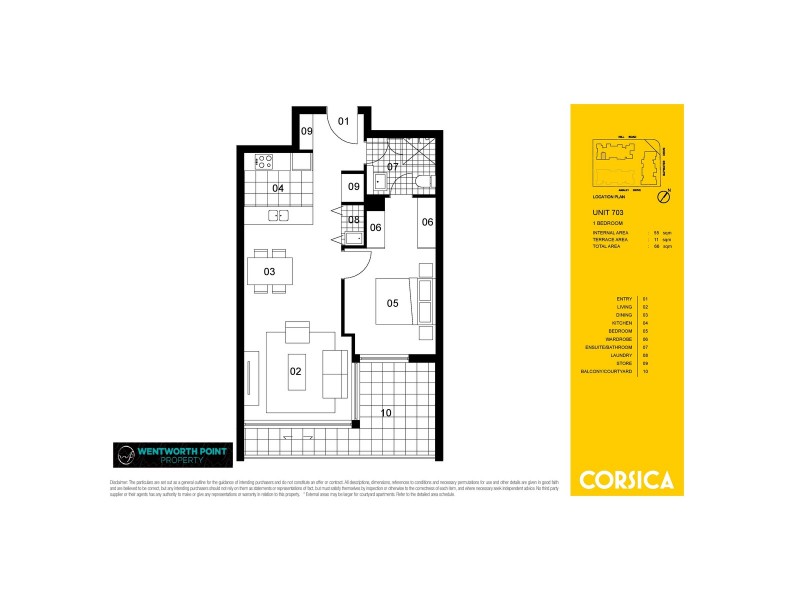 703/25 Hill Road, Wentworth Point NSW 2127 Floorplan
