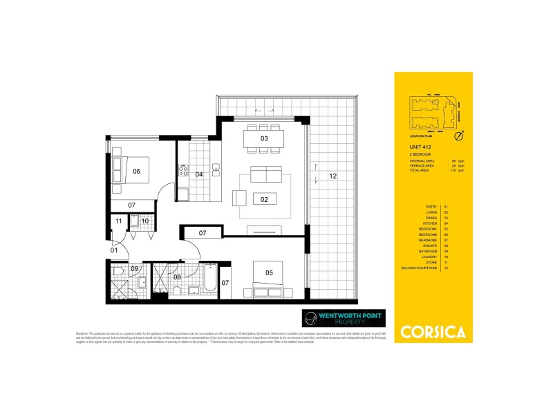 412/27 Hill Road, Wentworth Point NSW 2127 Floorplan