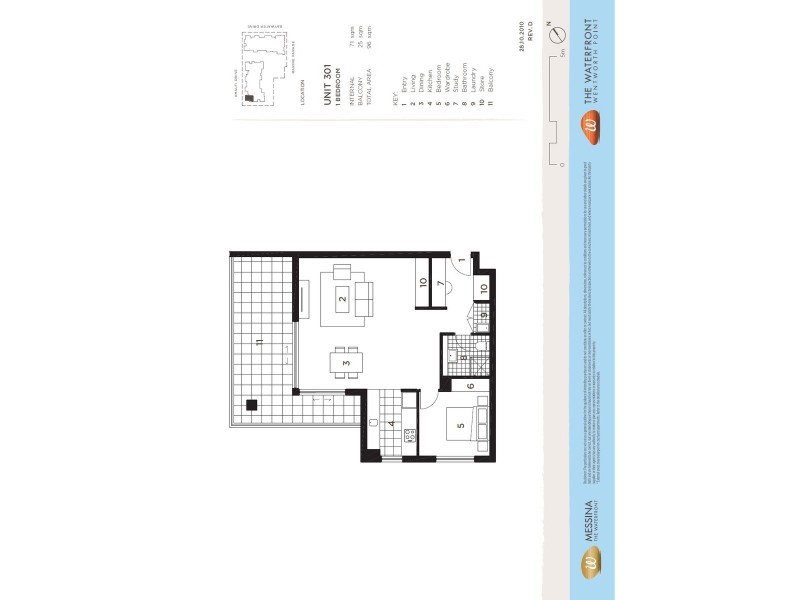 301/46 Amalfi Drive, Wentworth Point NSW 2127 Floorplan