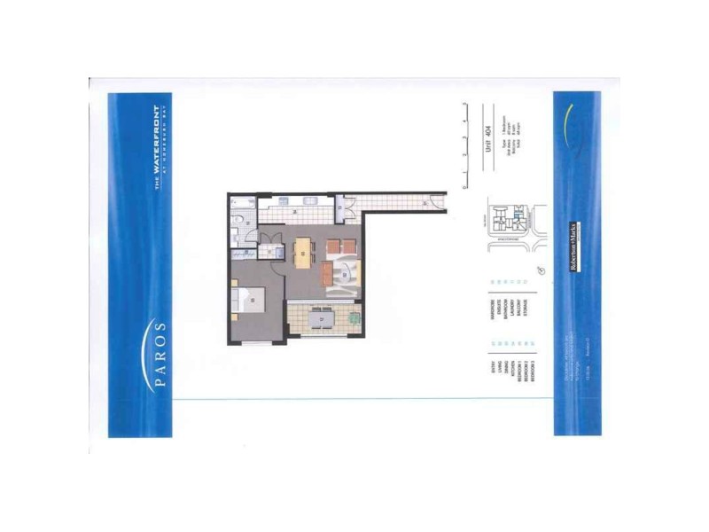 404/1 Stromboli Strait, Wentworth Point NSW 2127 Floorplan