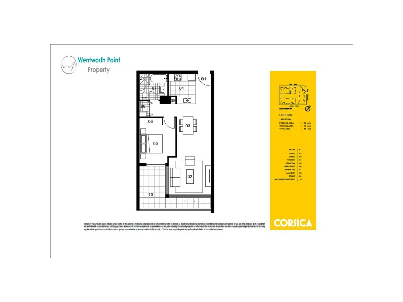 309/27 Hill Road, Wentworth Point NSW 2127 Floorplan