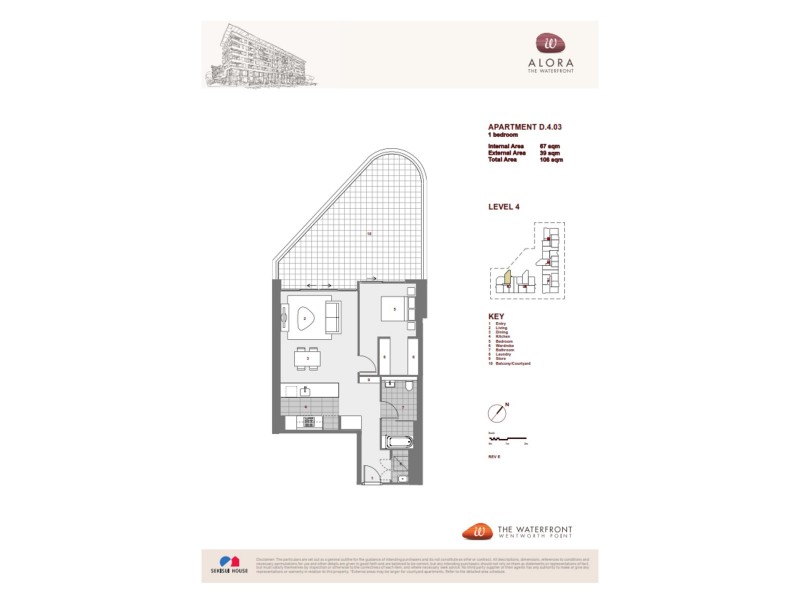 403/17 Monza Boulevard, Wentworth Point NSW 2127 Floorplan