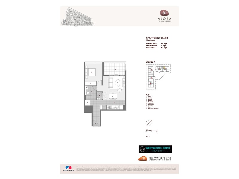 408/16 Savona Drive, Wentworth Point NSW 2127 Floorplan