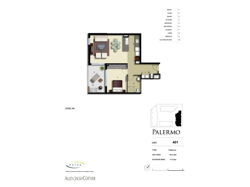 401/4 Nuvolari Place, Wentworth Point NSW 2127 Floorplan