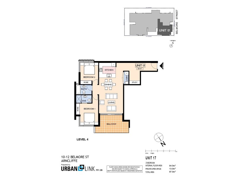 17/10-12 Belmore Street, Arncliffe NSW 2205 Floorplan