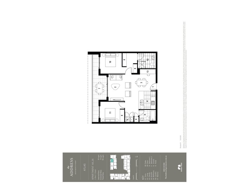 528/2 Half Street, Wentworth Point NSW 2127 Floorplan