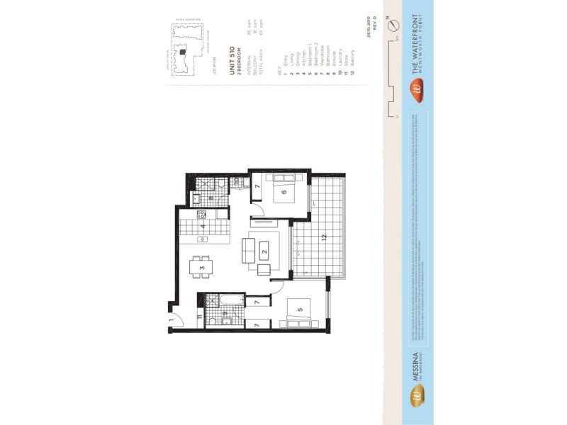 510/48 Amalfi Drive, Wentworth Point NSW 2127 Floorplan