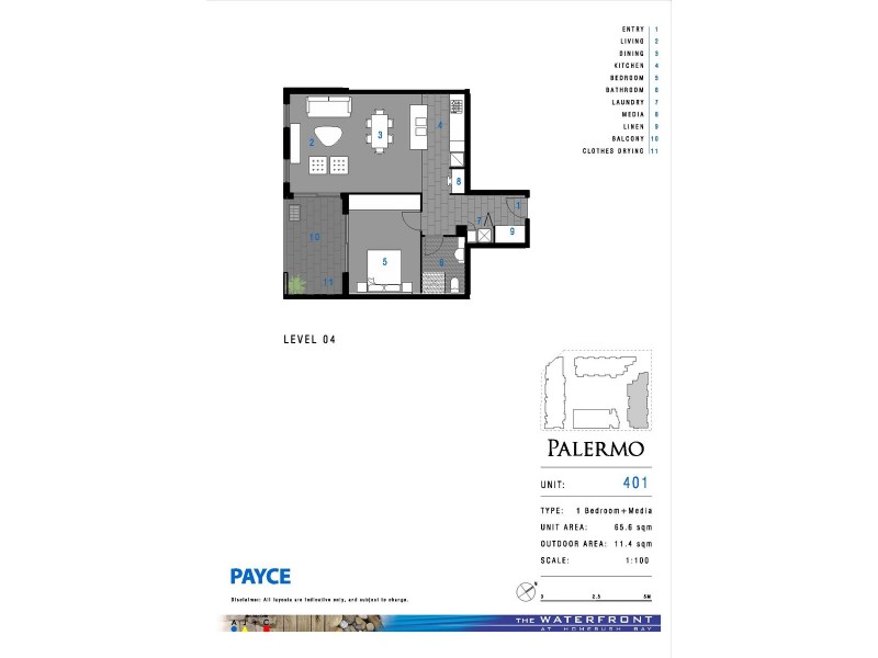 401/4 Nuvolari Place, Wentworth Point NSW 2127 Floorplan