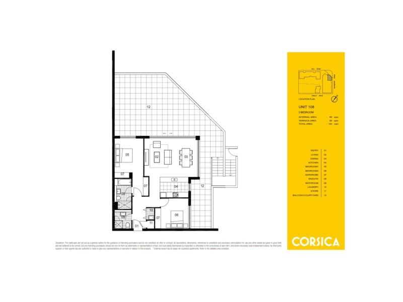 108/4 Baywater Drive, Wentworth Point NSW 2127 Floorplan