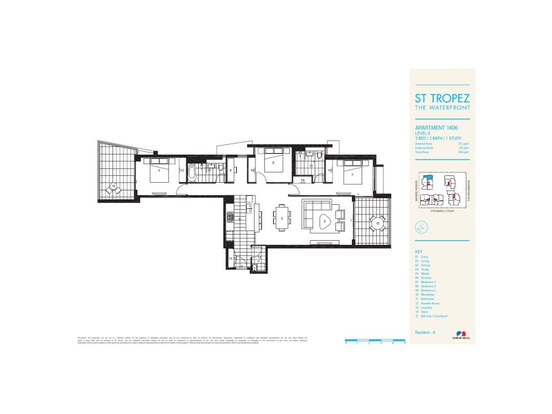 406/8 Marine Parade, Wentworth Point NSW 2127 Floorplan