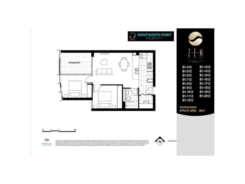 B1-1612/1 Waterways Street, Wentworth Point NSW 2127 Floorplan