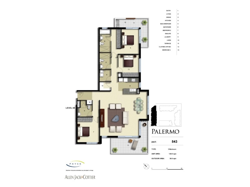 543/7 Baywater Drive, Wentworth Point NSW 2127 Floorplan