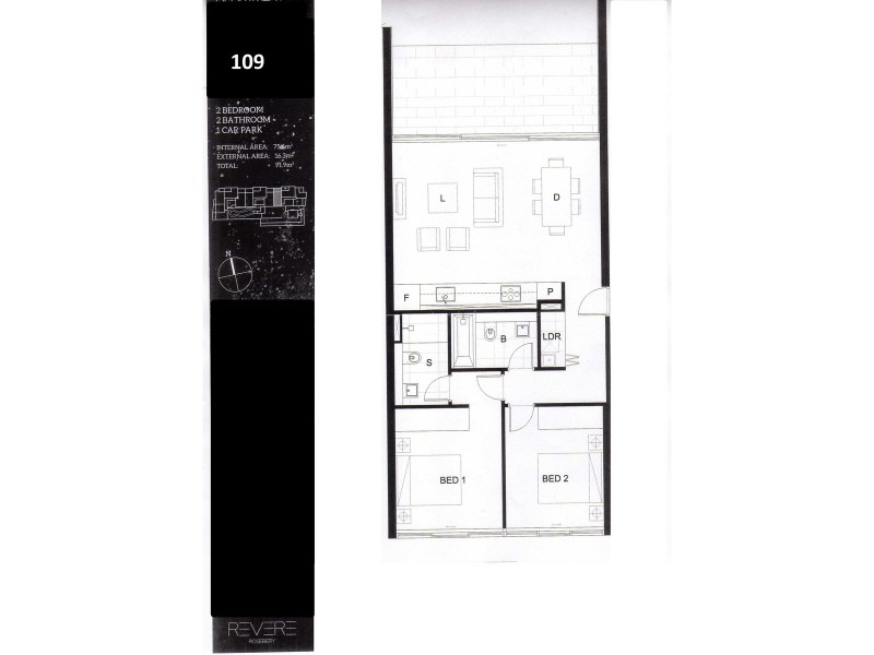 109/1 Dunning Avenue, Rosebery NSW 2018 Floorplan