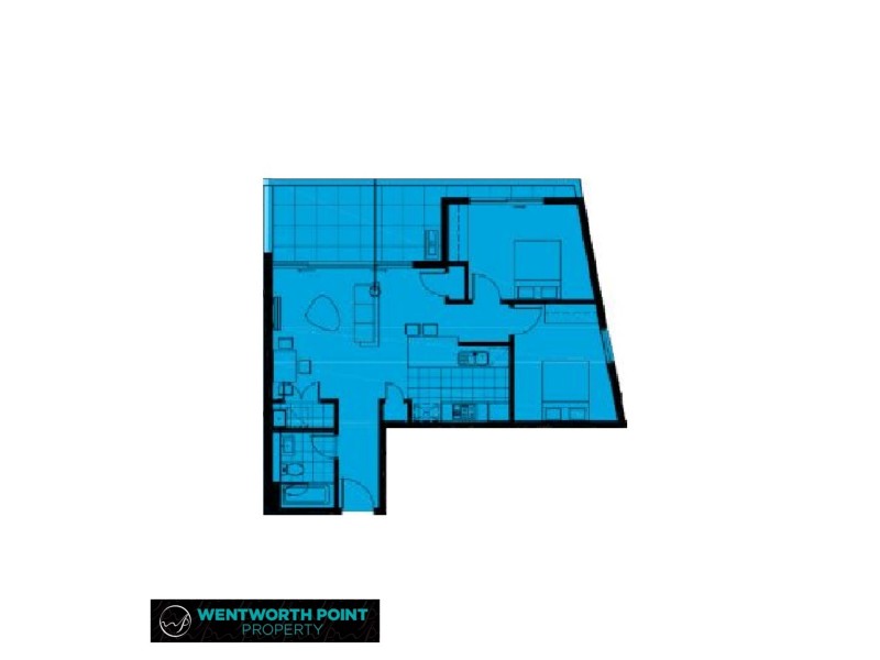 301/1 Footbridge Boulevard, Wentworth Point NSW 2127 Floorplan