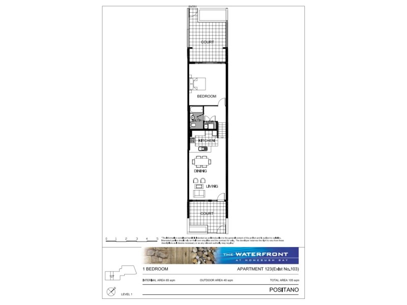 123/25 Bennelong Parkway, Wentworth Point NSW 2127 Floorplan