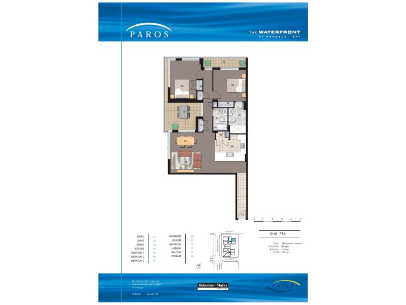 714/21 Hill Road, Wentworth Point NSW 2127 Floorplan