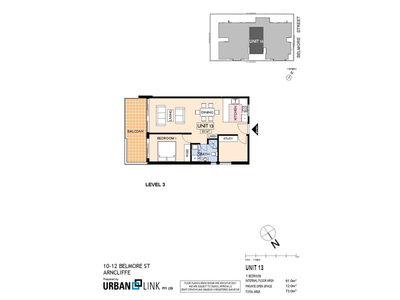 13/10-12 Belmore Street, Arncliffe NSW 2205 Floorplan