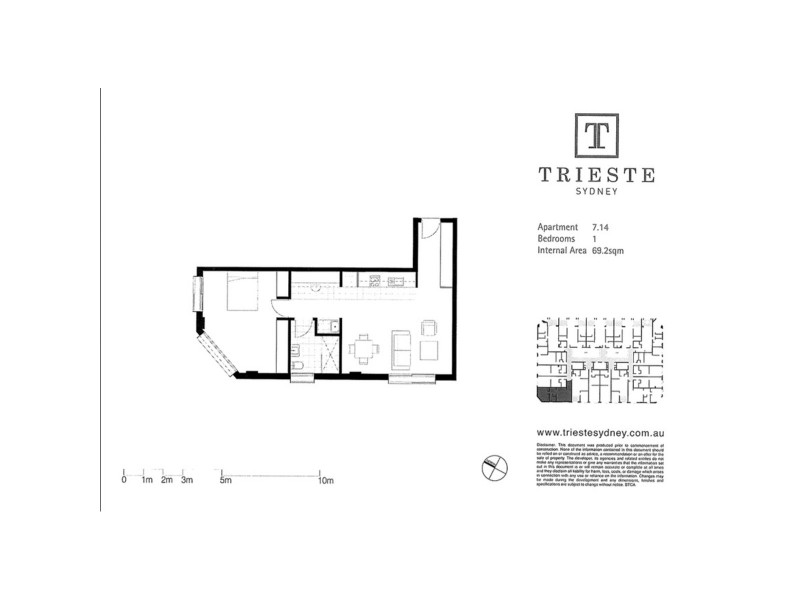 714/349-357 Bulwara Road, Ultimo NSW 2007 Floorplan