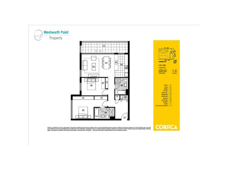 808/4 Baywater Drive, Wentworth Point NSW 2127 Floorplan