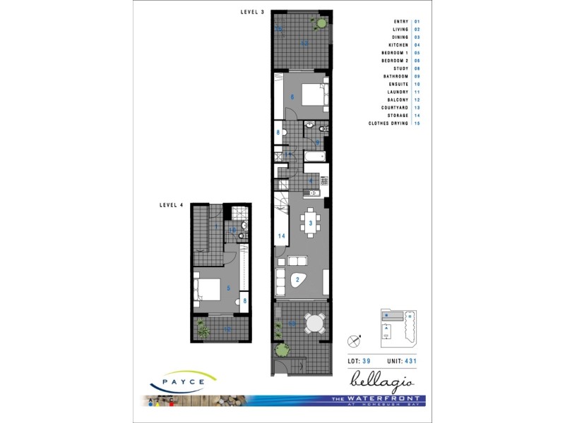 431/16 Marine Parade, Wentworth Point NSW 2127 Floorplan