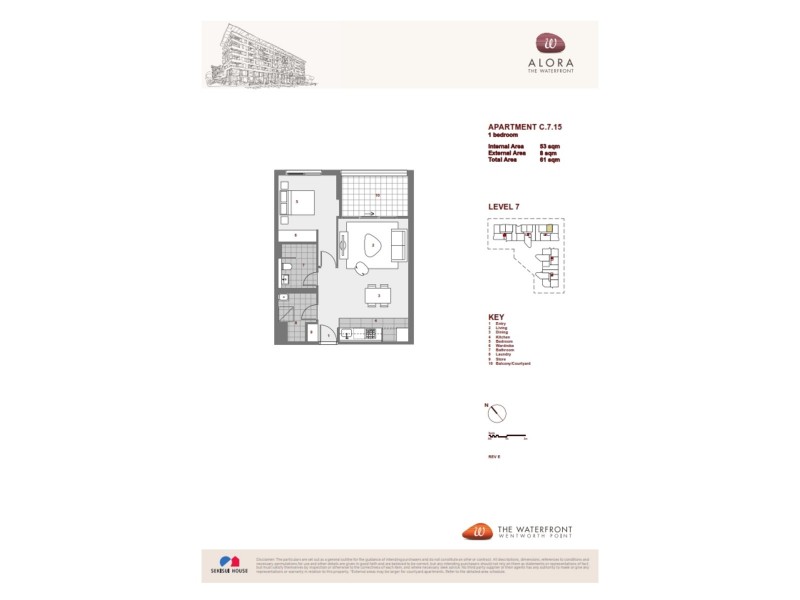 715/14 Nuvolari Place, Wentworth Point NSW 2127 Floorplan