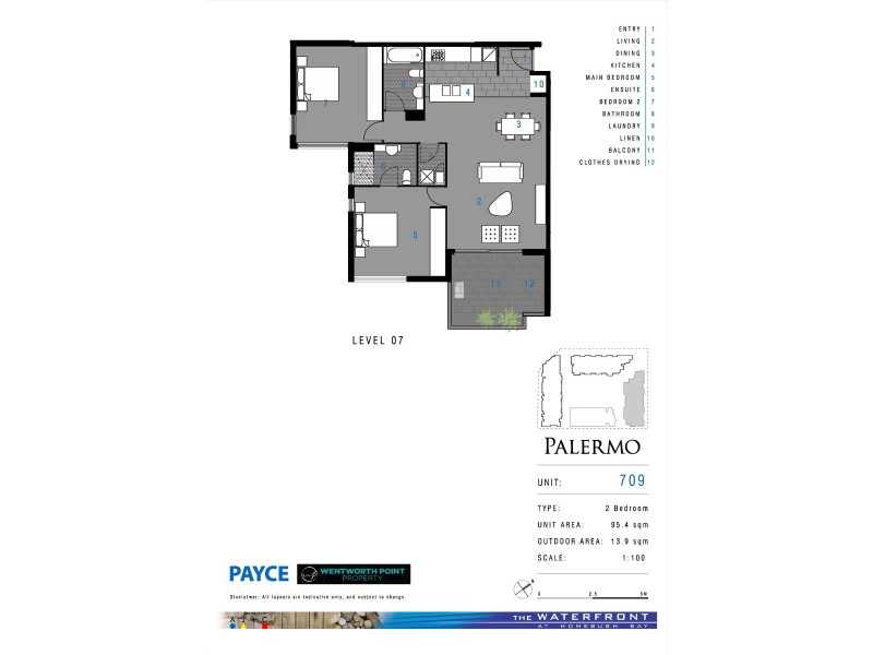 709/6 Nuvolari Place, Wentworth Point NSW 2127 Floorplan