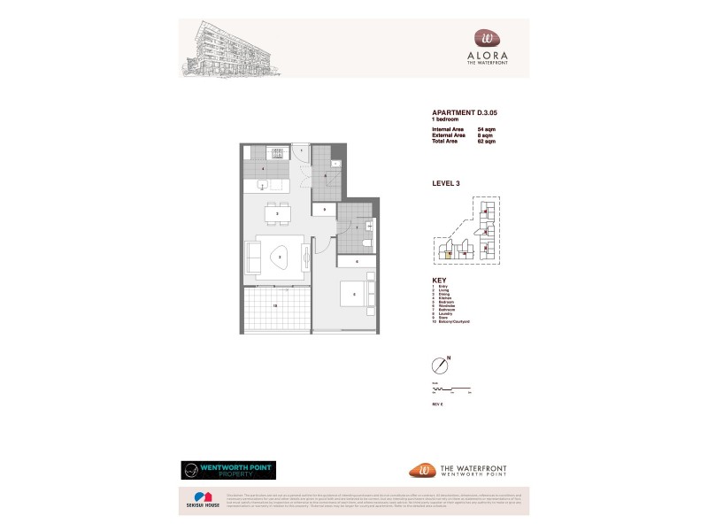 D305/17 Monza Boulevard, Wentworth Point NSW 2127 Floorplan