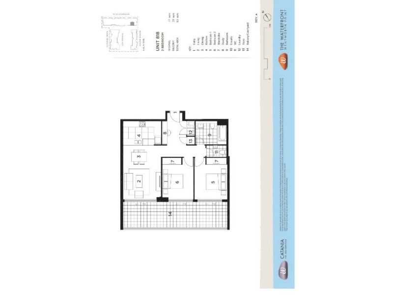 818/26 Baywater Drive, Wentworth Point NSW 2127 Floorplan