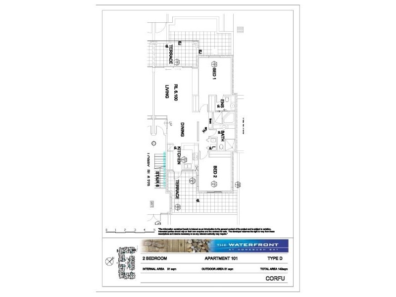 101/5 Stromboli Strait “Corfu”, Wentworth Point NSW 2127 Floorplan