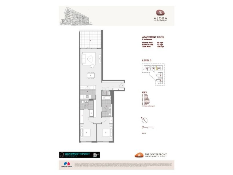 C313/14 Nuvolari Place, Wentworth Point NSW 2127 Floorplan