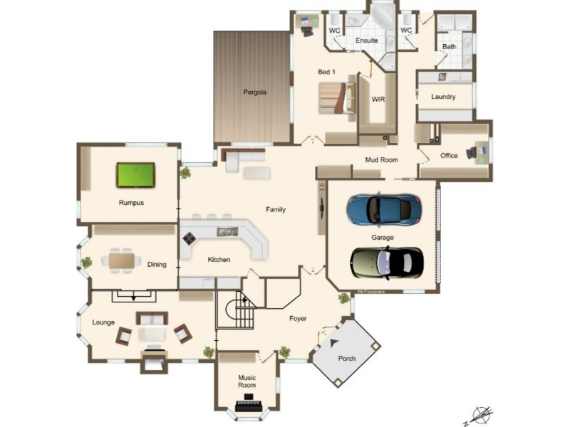 10 Gregory Court, Mount Ommaney QLD 4074 Floorplan