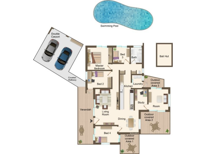 14 Firefly Street, Durack QLD 4077 Floorplan