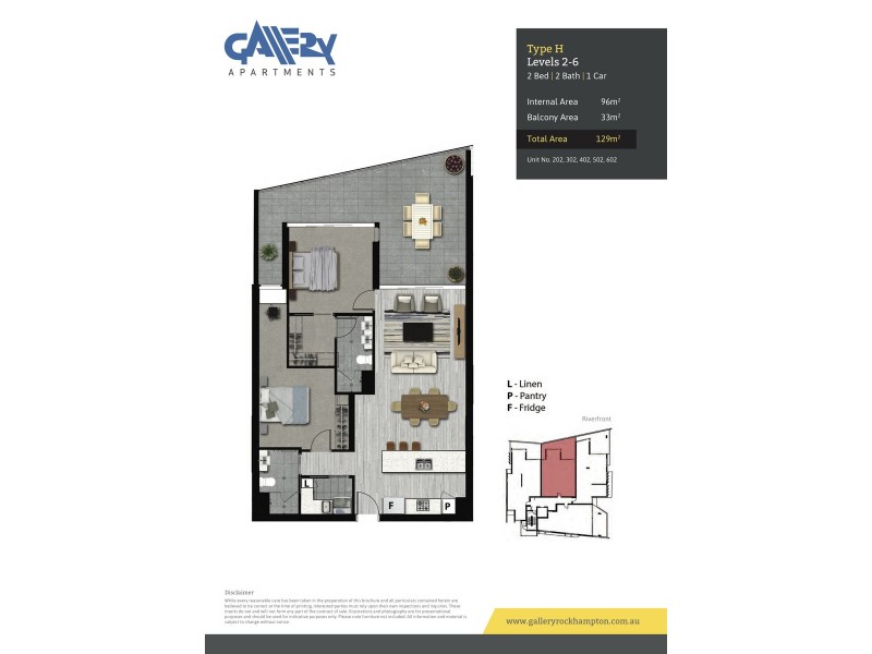 404/50-58 Victoria Parade, Rockhampton City QLD 4700 Floorplan