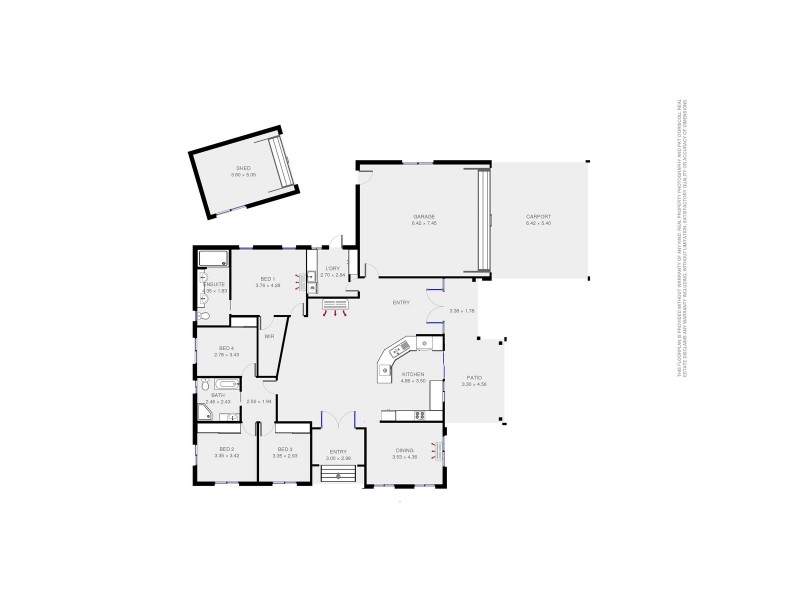 6 Constantia Crescent, Frenchville QLD 4701 Floorplan