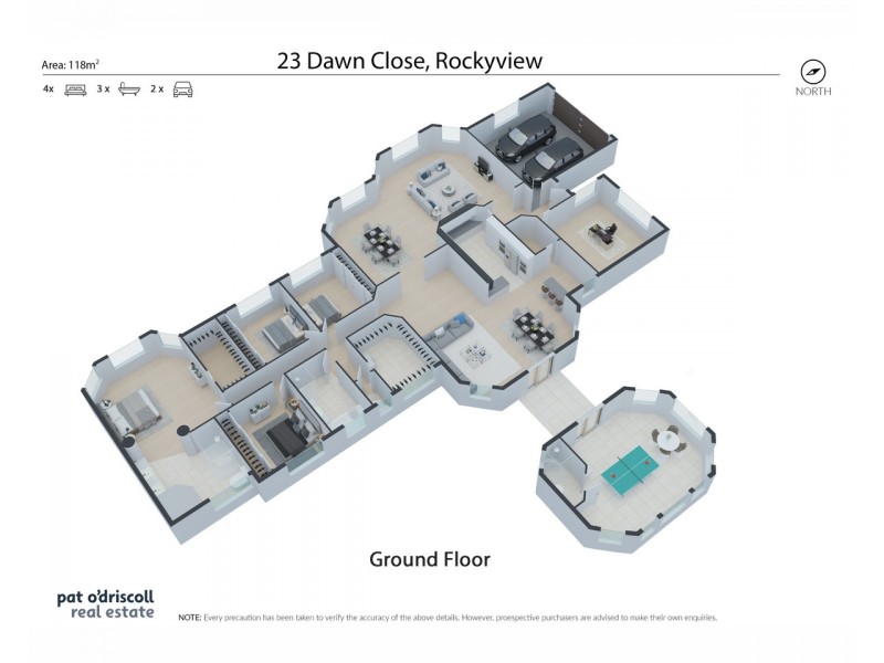 23 Dawn Close, Rockyview QLD 4701 Floorplan
