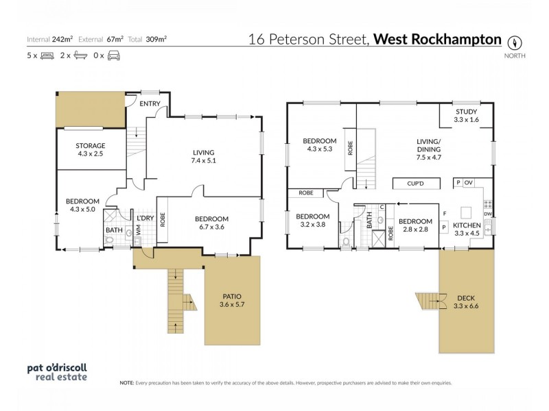 16 Peterson Street, West Rockhampton QLD 4700 Floorplan