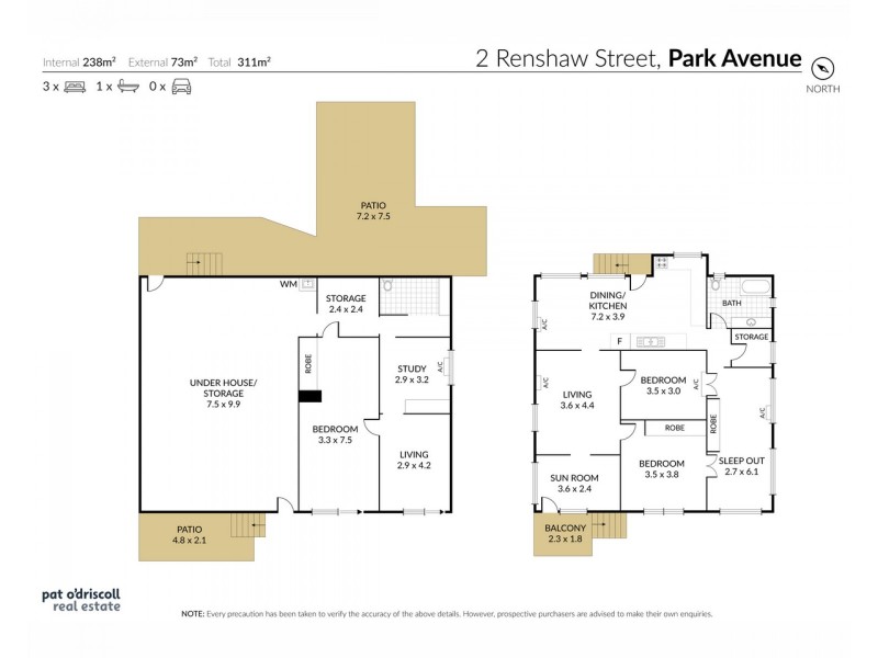 2 Renshaw Street, Park Avenue QLD 4701 Floorplan