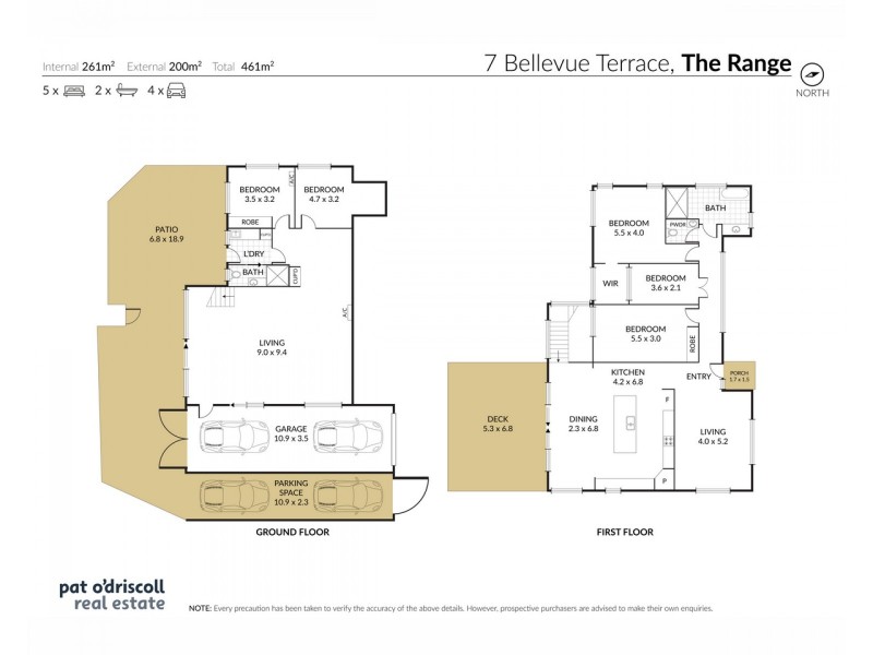 7 Bellevue Terrace, The Range QLD 4700 Floorplan