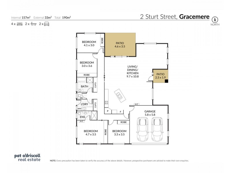2 Sturt Court, Gracemere QLD 4702 Floorplan