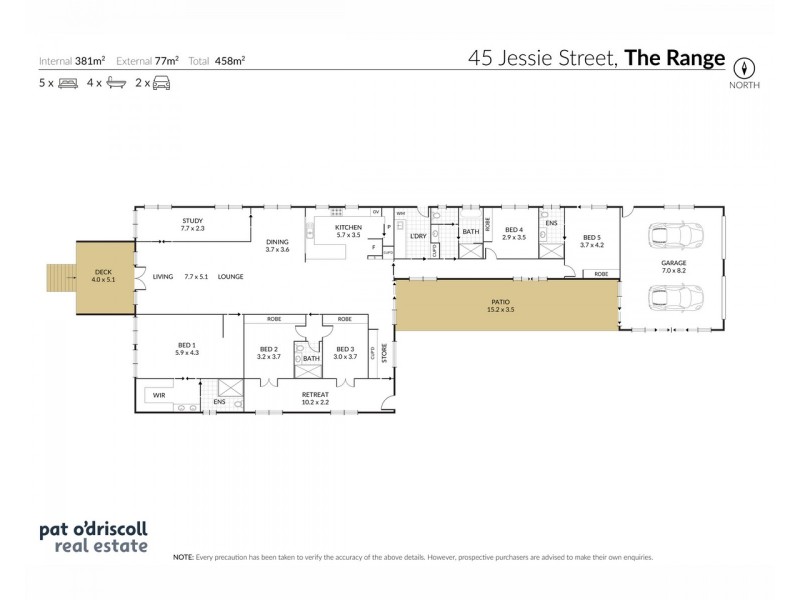 45 Jessie Street, The Range QLD 4700 Floorplan