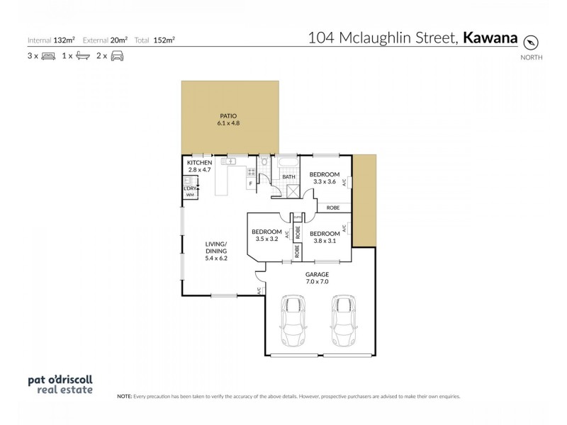104 McLaughlin Street, Kawana QLD 4701 Floorplan