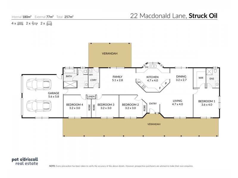 22 McDonald Lane, Struck Oil QLD 4714 Floorplan