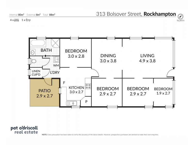 313 Bolsover Street, Depot Hill QLD 4700 Floorplan