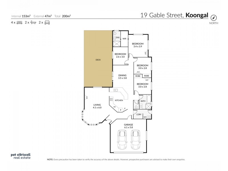 19 Gable Street, Koongal QLD 4701 Floorplan