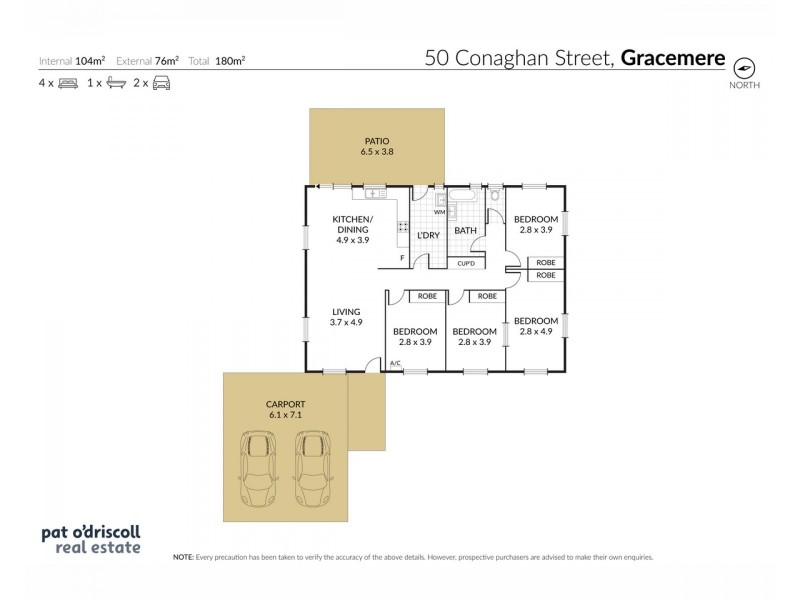50 Conaghan Street, Gracemere QLD 4702 Floorplan