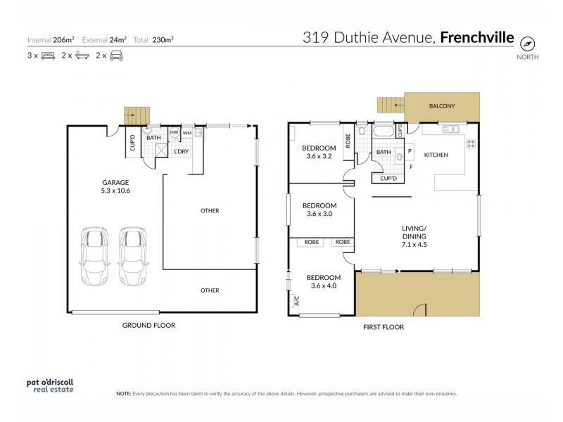 319 Duthie Avenue, Frenchville QLD 4701 Floorplan